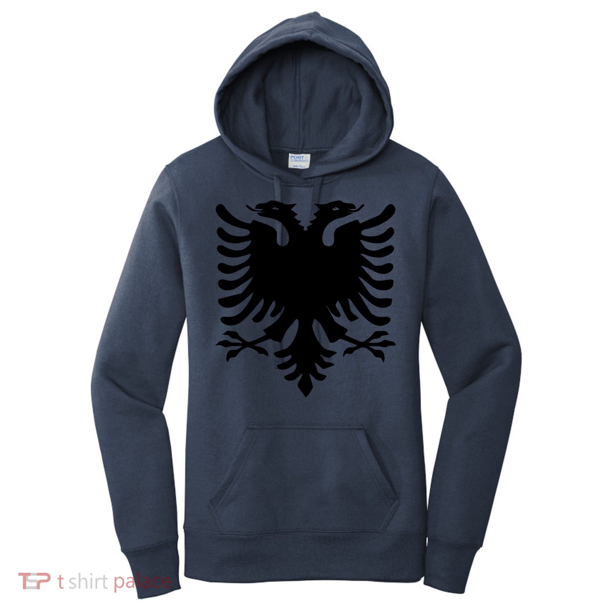 Albanian Flag Eagle Women's Hoodie