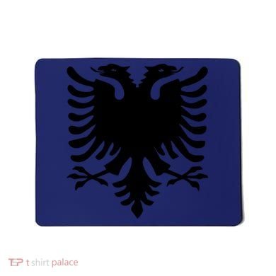 Albanian Flag Eagle Mousepad