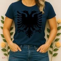 Albanian Flag Eagle Women's T-Shirt thumb 2