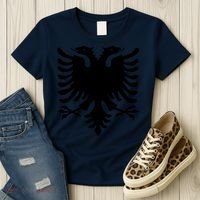 Albanian Flag Eagle Women's T-Shirt thumb 3