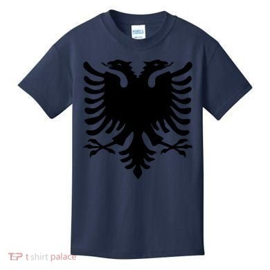 Albanian Flag Eagle Kids T-Shirt