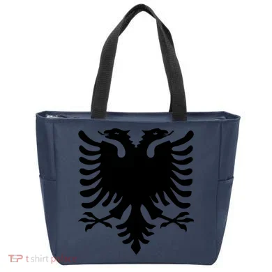 Albanian Flag Eagle Tote Bag