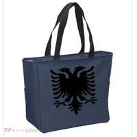 Albanian Flag Eagle Tote Bag thumb 2