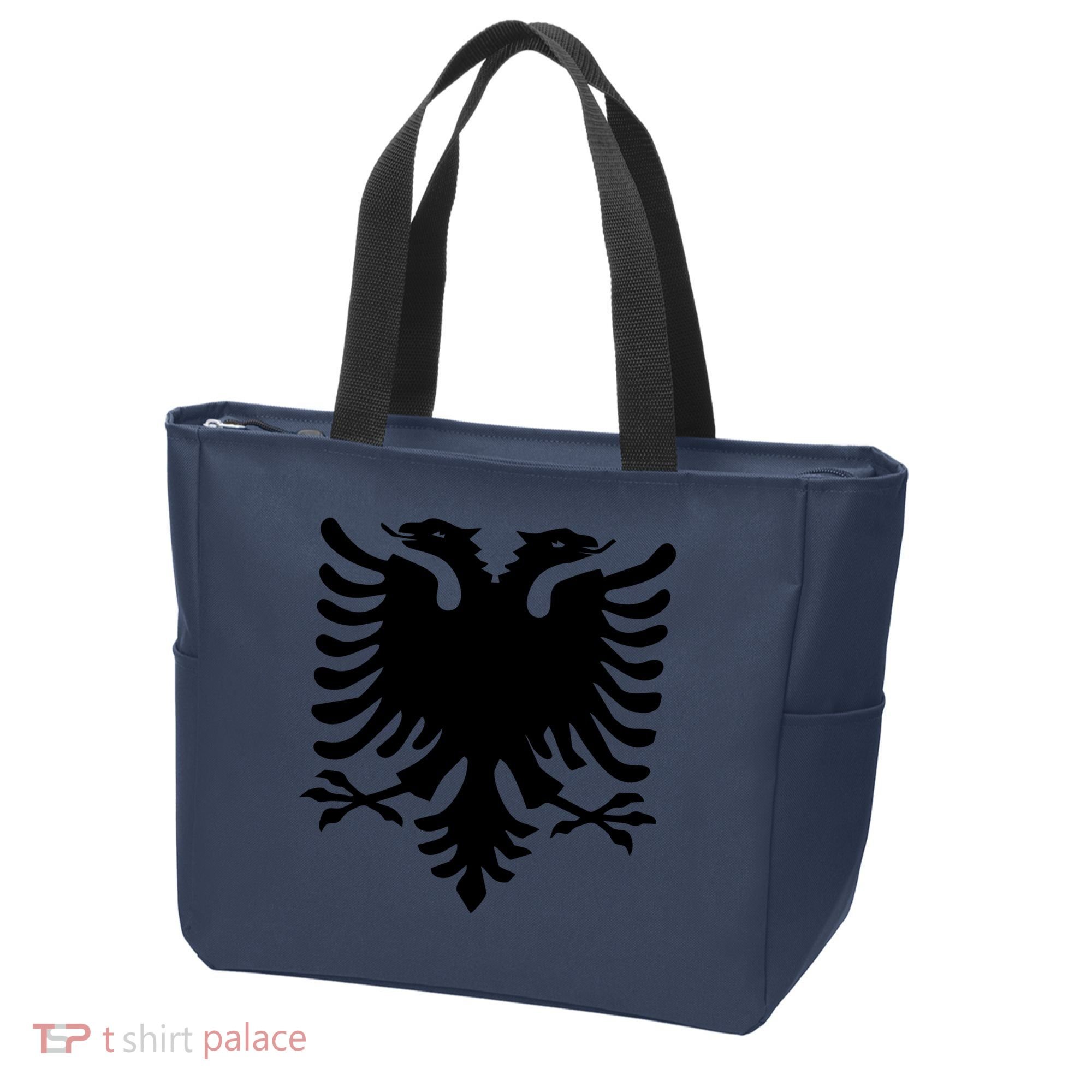 Albanian Flag Eagle Tote Bag