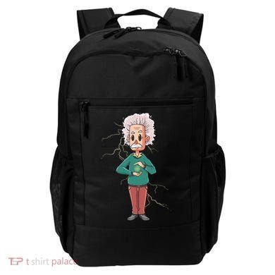 Albert Einstein Cartoon Backpack
