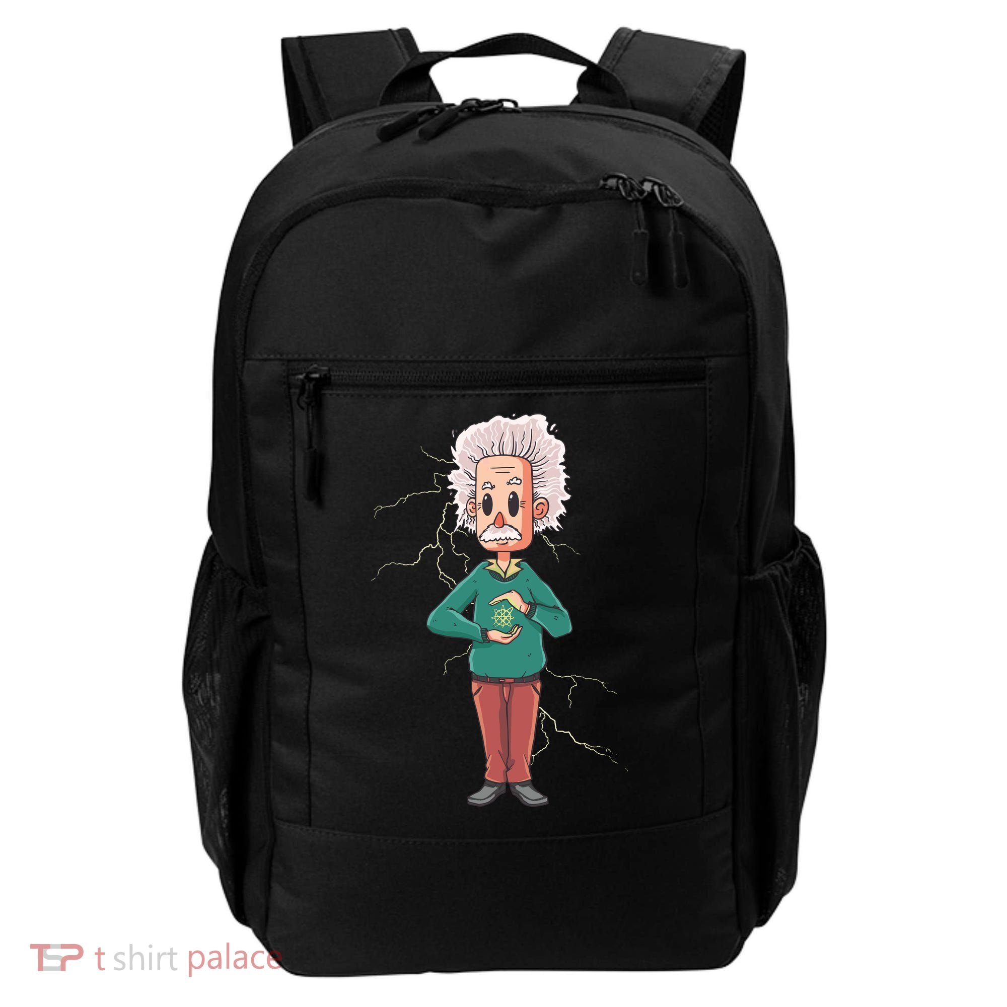 Albert Einstein Cartoon Backpack