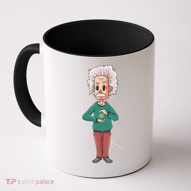 Albert Einstein Cartoon Coffee Mug