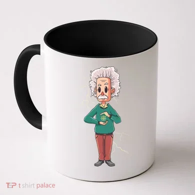 Albert Einstein Cartoon Coffee Mug