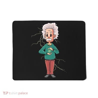 Albert Einstein Cartoon Mousepad