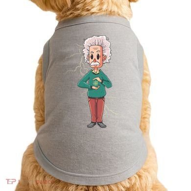 Albert Einstein Cartoon Doggie Tank