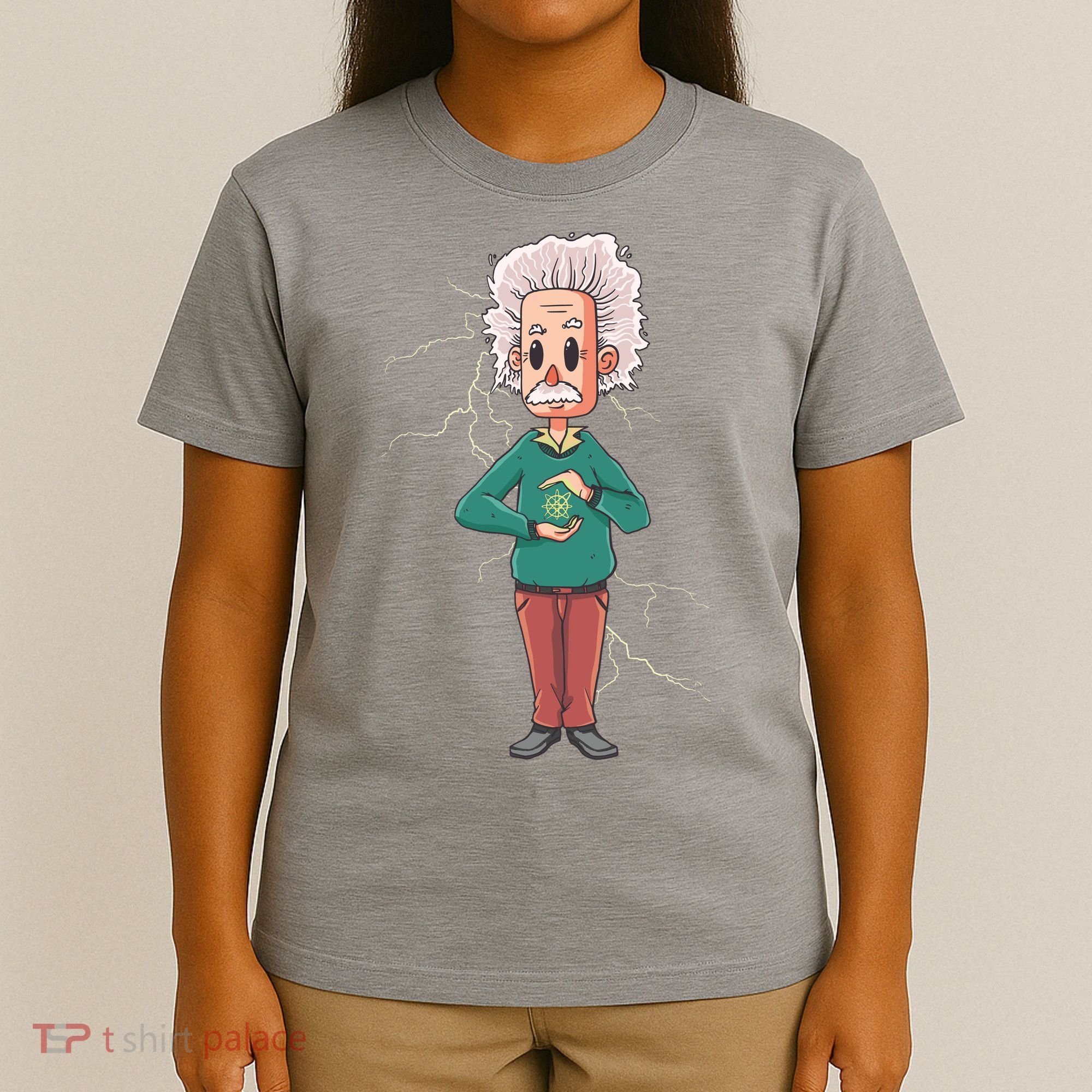 Albert Einstein Cartoon T-Shirt