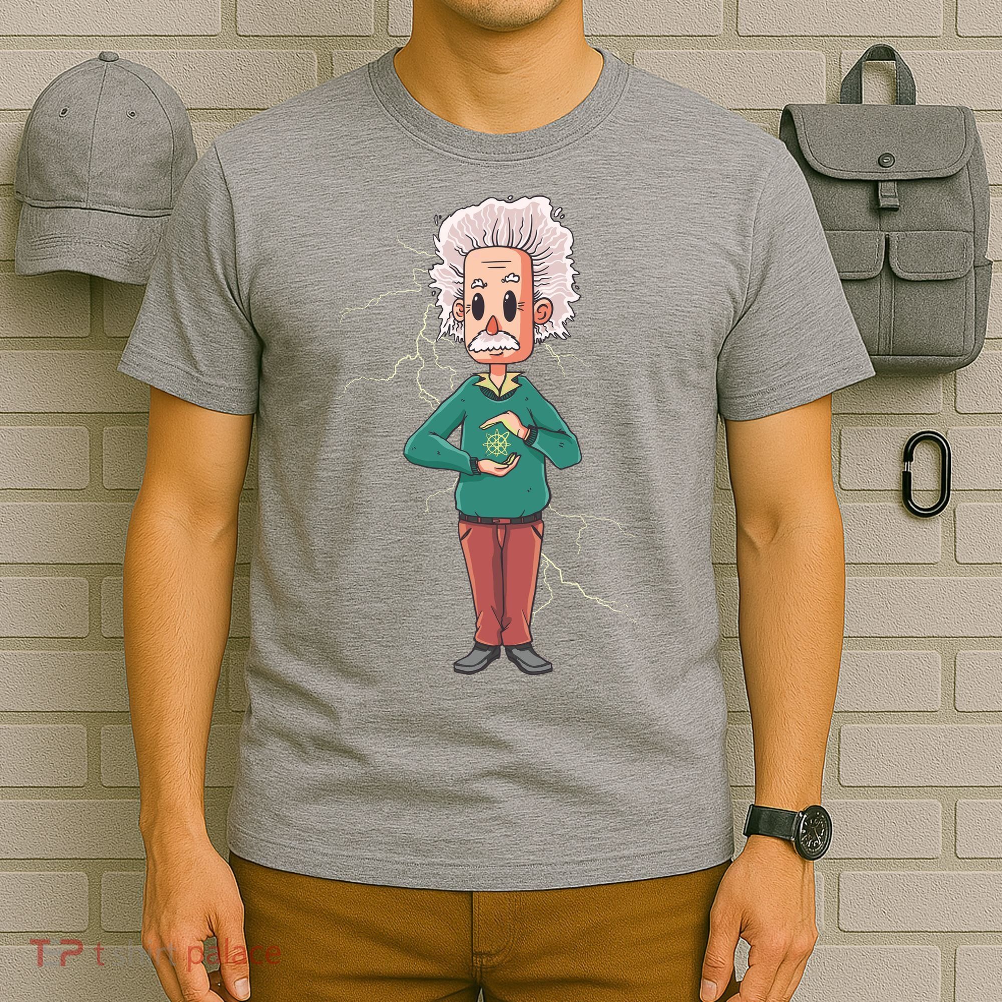 Albert Einstein Cartoon T-Shirt