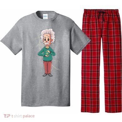 Albert Einstein Cartoon Pajama Set
