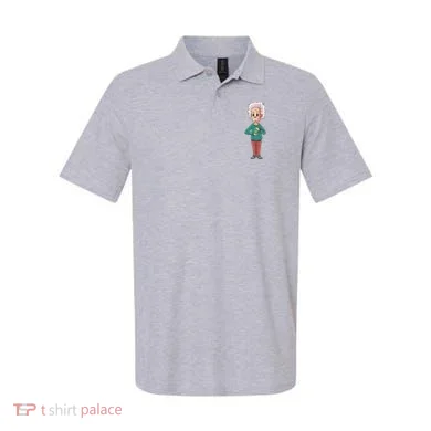 Albert Einstein Cartoon Polo
