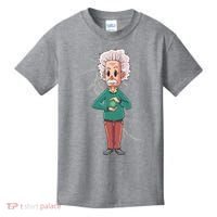 Albert Einstein Cartoon Kids T-Shirt thumb 0