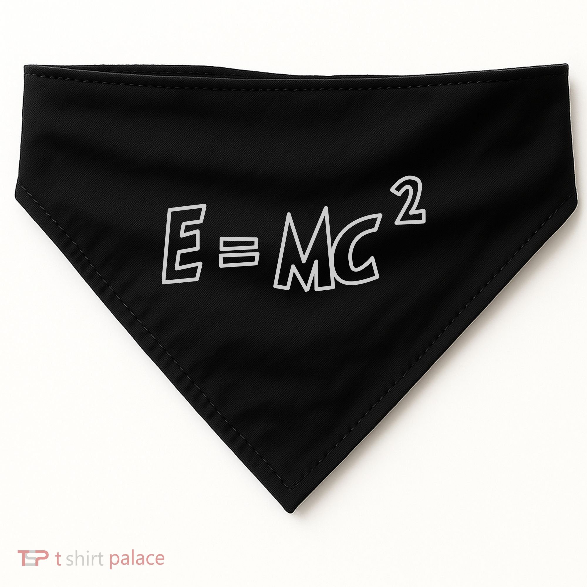 Albert Einstein E=MC2 Equation USA-Made Doggie Bandana