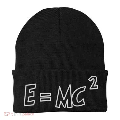 Albert Einstein E=MC2 Equation Beanie