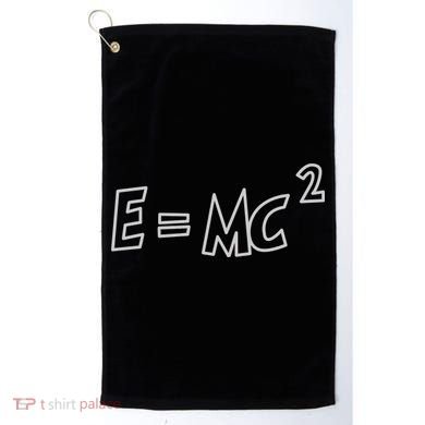 Albert Einstein E=MC2 Equation Golf Towel