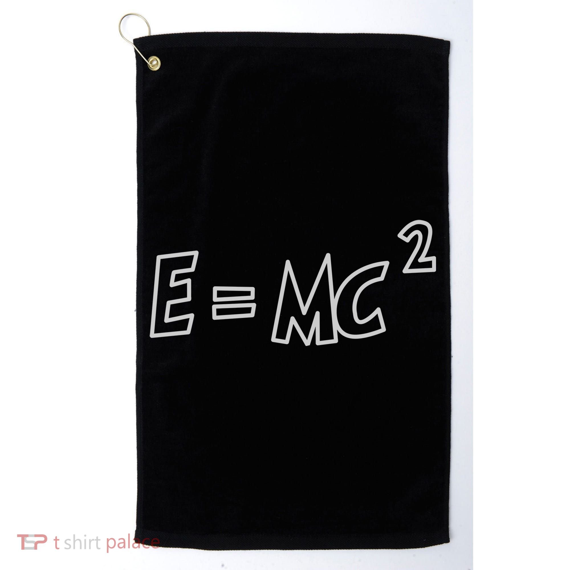 Albert Einstein E=MC2 Equation Golf Towel