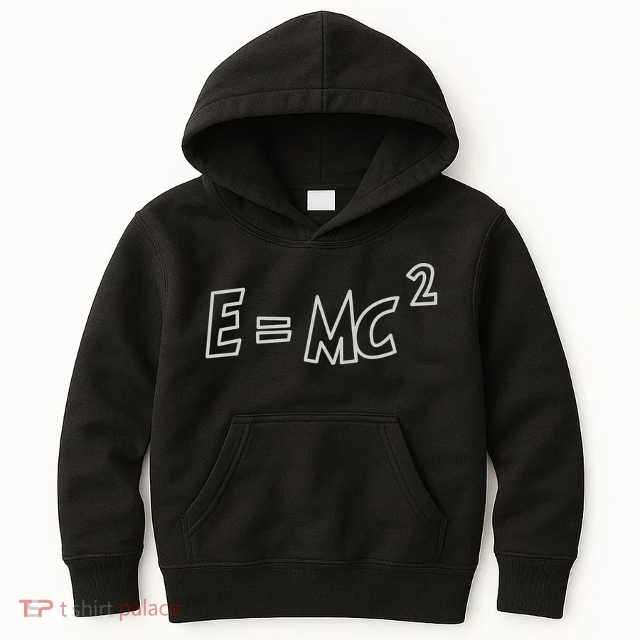 Albert Einstein E=MC2 Equation Kids Hoodie