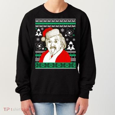 Albert Einstein Ugly Christmas Sweater Women's Sweatshirt