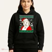 Albert Einstein Ugly Christmas Sweater Hoodie thumb 5