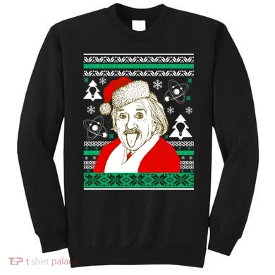 Albert Einstein Ugly Christmas Sweater Sweatshirt