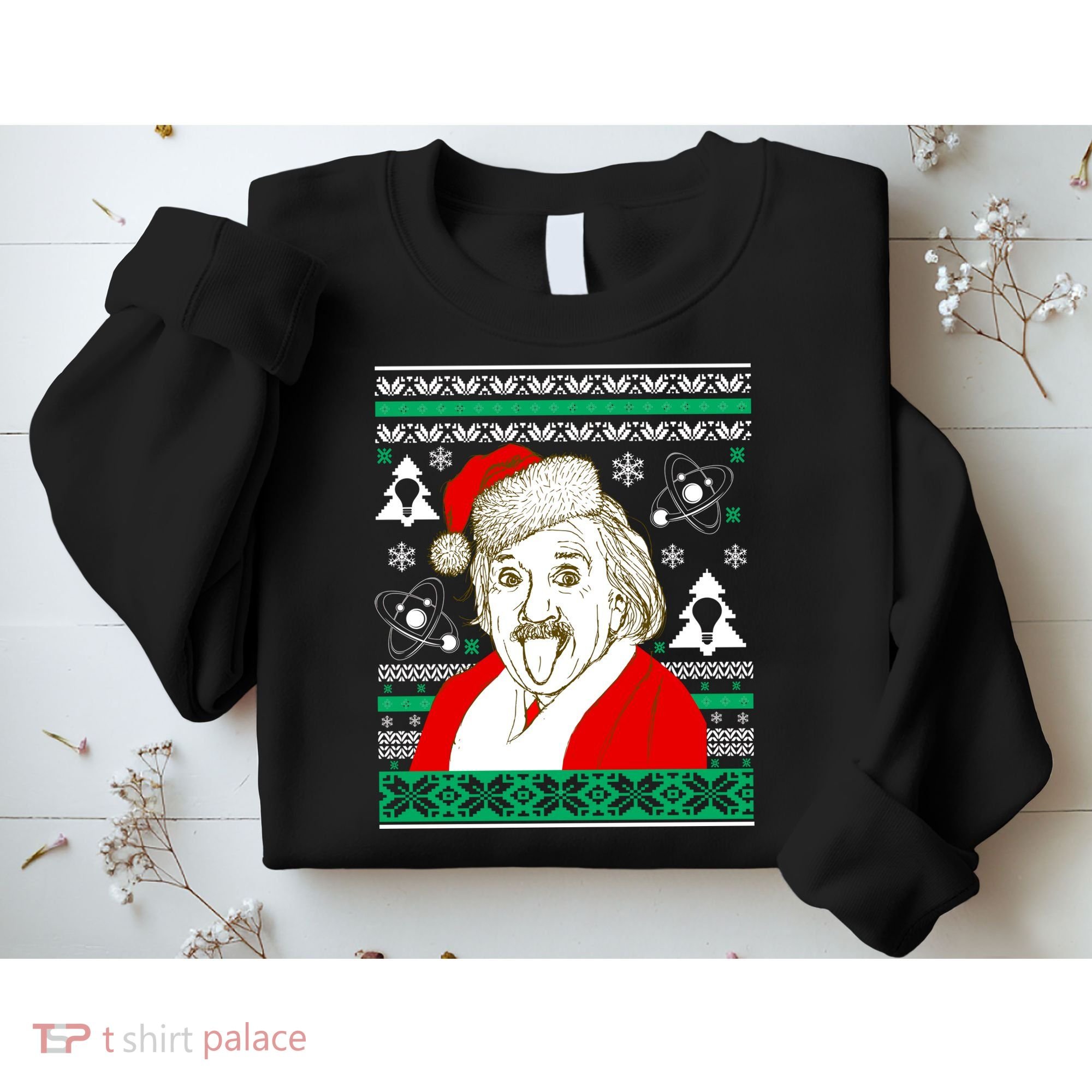 Albert Einstein Ugly Christmas Sweater Sweatshirt