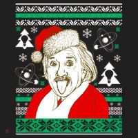 Albert Einstein Ugly Christmas Sweater Beanie thumb 2