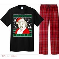 Albert Einstein Ugly Christmas Sweater Pajama Set thumb 0