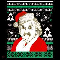 Albert Einstein Ugly Christmas Sweater Polo thumb 3