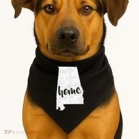 Alabama Home State USA-Made Doggie Bandana thumb 1