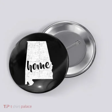Alabama Home State Button