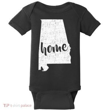 Alabama Home State Baby Bodysuit
