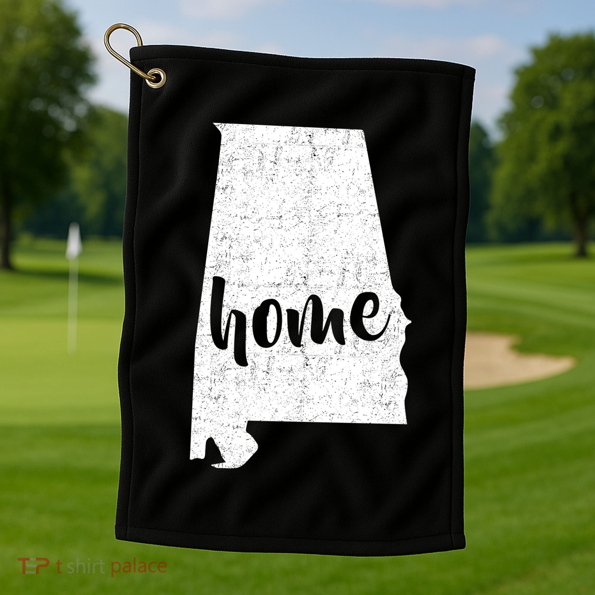 Alabama Home State Golf Towel