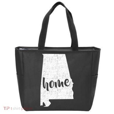 Alabama Home State Tote Bag