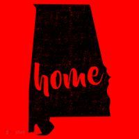Alabama Home State Santa Hat thumb 1