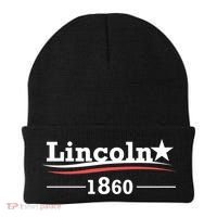 Abraham Lincoln Campaign Gift President Abe Funny Gift Beanie thumb 0