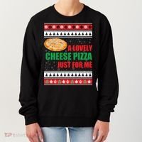 A Lovely Cheese Pizza Just For Kevin Funny Alone Home Gift Women's Sweatshirt thumb 0