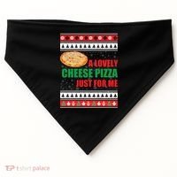A Lovely Cheese Pizza Just For Kevin Funny Alone Home Gift USA-Made Doggie Bandana thumb 0