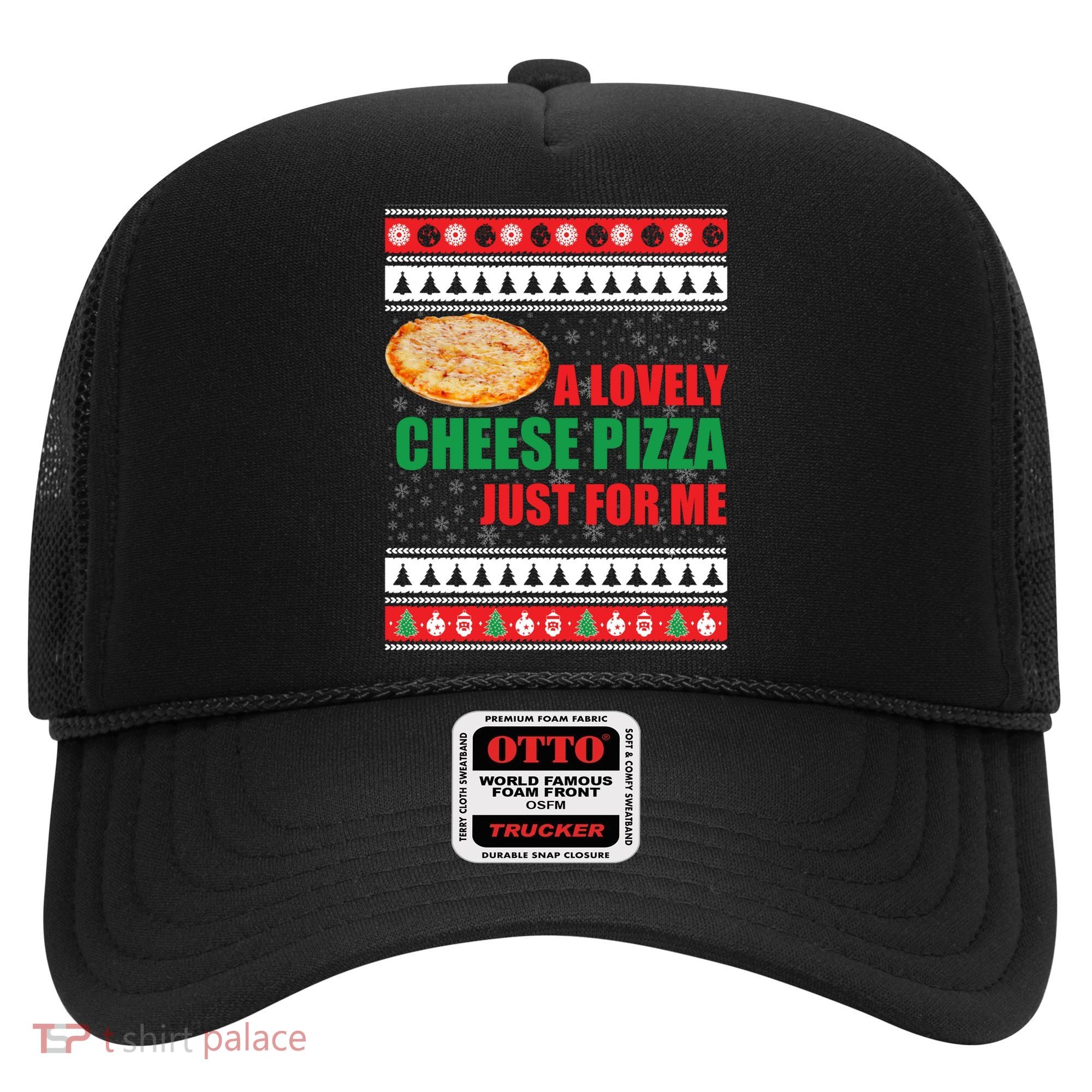 A Lovely Cheese Pizza Just For Kevin Funny Alone Home Gift Hat
