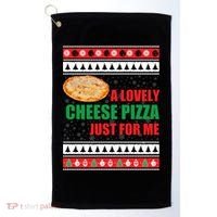 A Lovely Cheese Pizza Just For Kevin Funny Alone Home Gift Golf Towel thumb 0