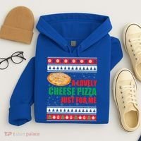 A Lovely Cheese Pizza Just For Kevin Funny Alone Home Gift Hoodie thumb 4