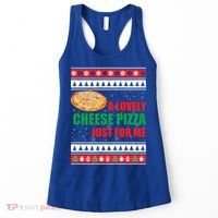 A Lovely Cheese Pizza Just For Kevin Funny Alone Home Gift Women's Tank Top thumb 0