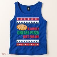 A Lovely Cheese Pizza Just For Kevin Funny Alone Home Gift Tank Top thumb 2