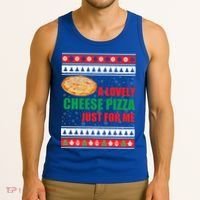 A Lovely Cheese Pizza Just For Kevin Funny Alone Home Gift Tank Top thumb 3