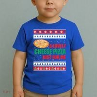 A Lovely Cheese Pizza Just For Kevin Funny Alone Home Gift Toddler T-Shirt thumb 2