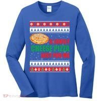 A Lovely Cheese Pizza Just For Kevin Funny Alone Home Gift Women's Long Sleeve Shirt thumb 0