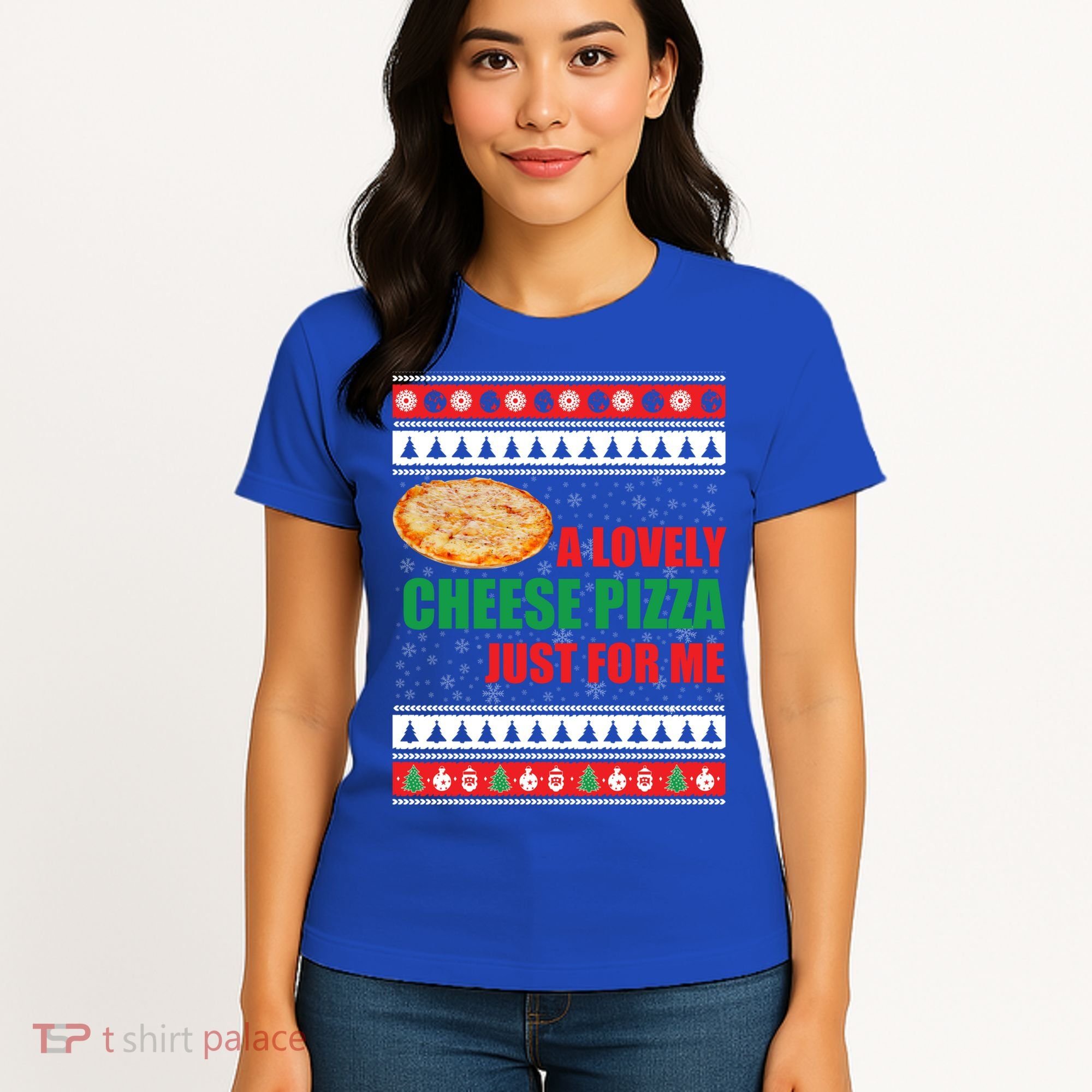 A Lovely Cheese Pizza Just For Kevin Funny Alone Home Gift Women's T-Shirt