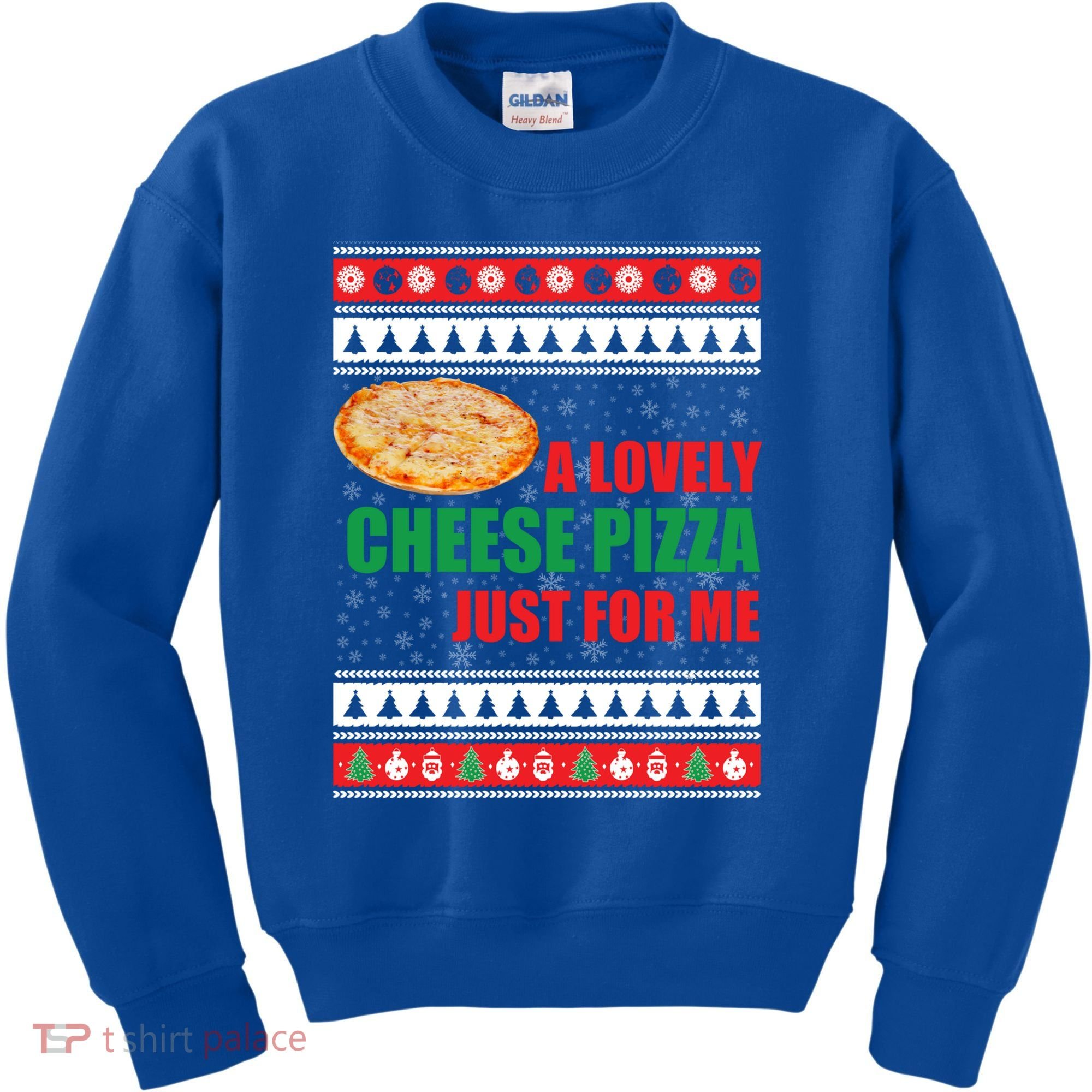 A Lovely Cheese Pizza Just For Kevin Funny Alone Home Gift Kids Sweatshirt